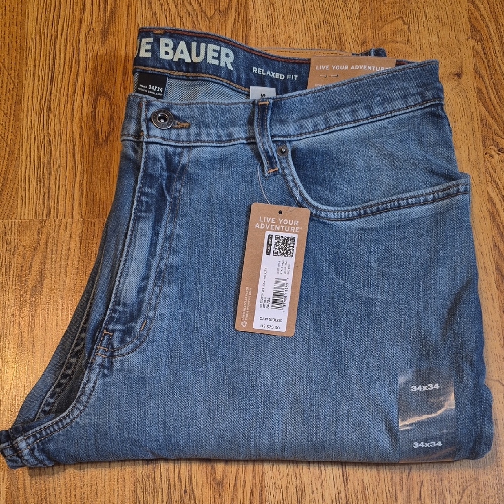 Eddie Bauer Men's Relaxed Fit Denim Jeans